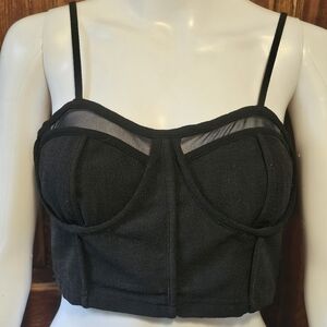 Sparkle & Fade Bustier style Crop Top